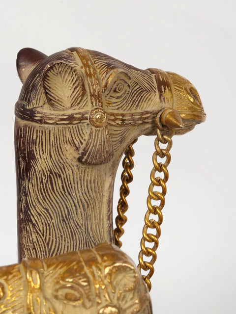 16" Pair of Camel in Brass | Decorative Showpiece