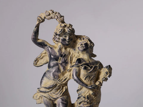 Greek Love Couple Idol in Brass | Home Decor