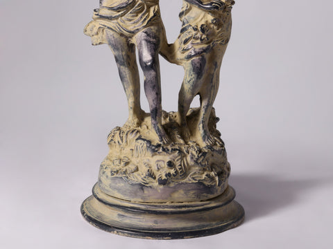 Greek Love Couple Idol in Brass | Home Décor