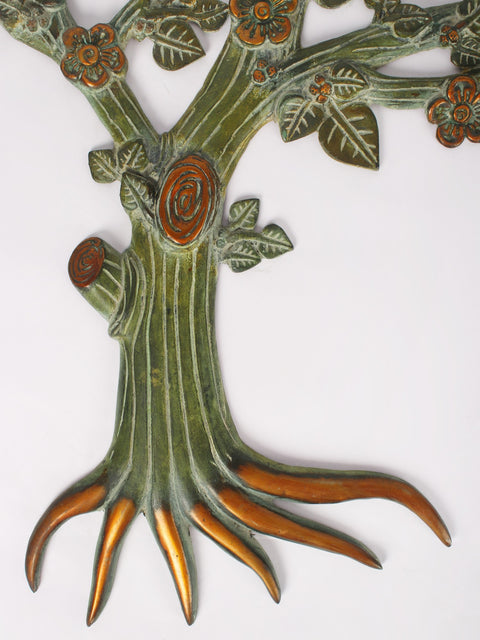 22" Wall Decor Tree in Brass
