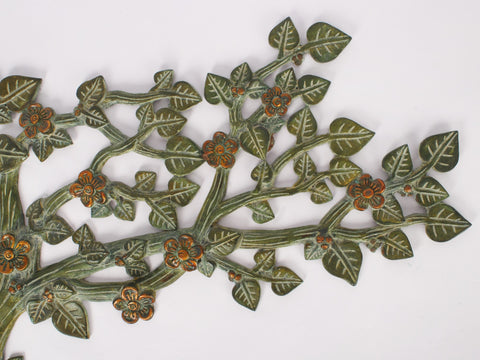 22" Wall Decor Tree in Brass