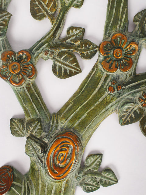 22" Wall Decor Tree in Brass