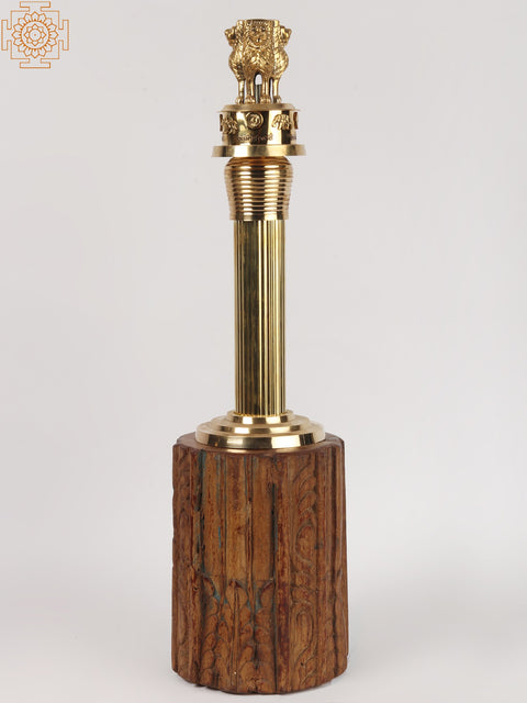 Ashoka Stambh - National Emblem of India in Brass