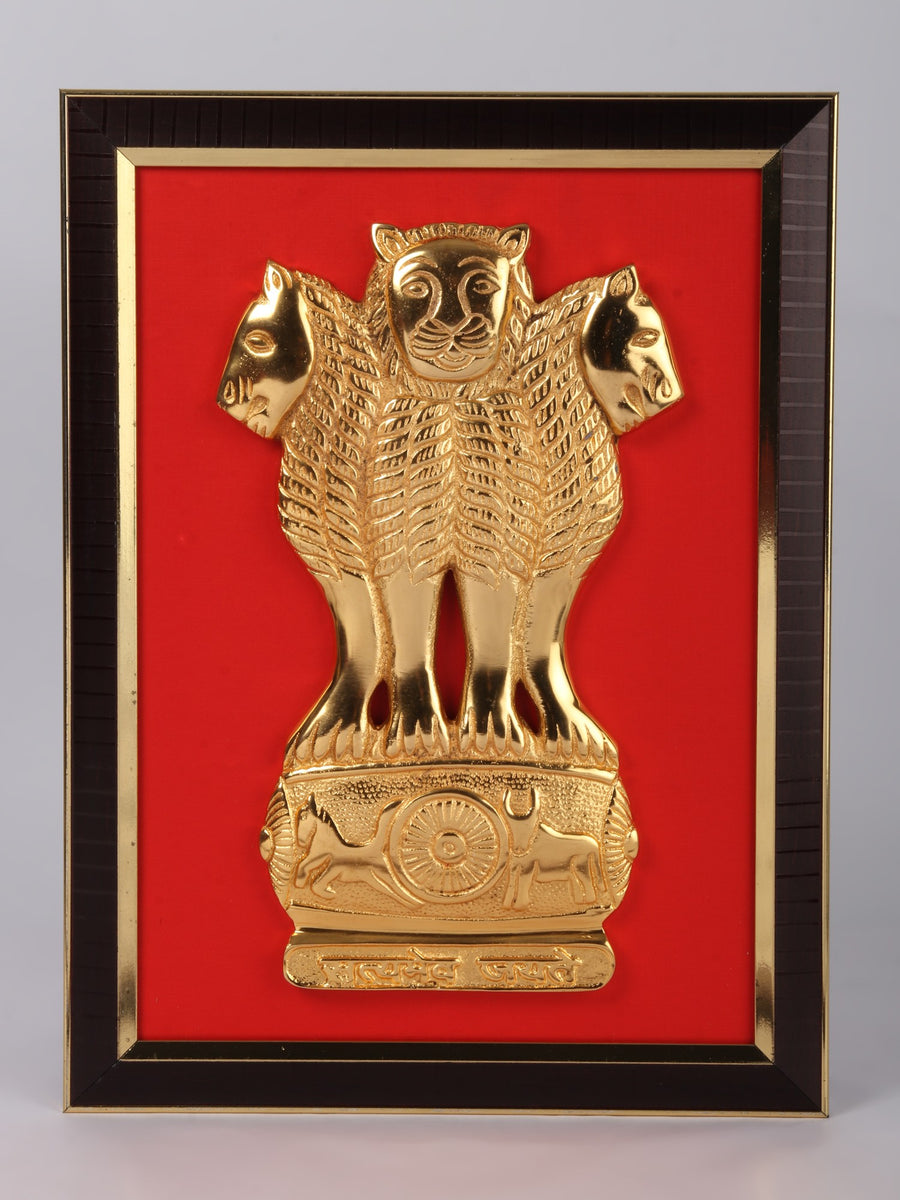 Satyameva Jayate Brass Wall Hanging