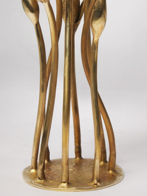 10'' Beautiful Lotus Flower and Buds with stand | Home Decor