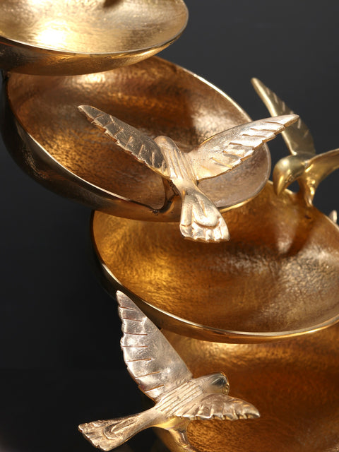 18'' Seven Bowl Bird Bath | Home Decor