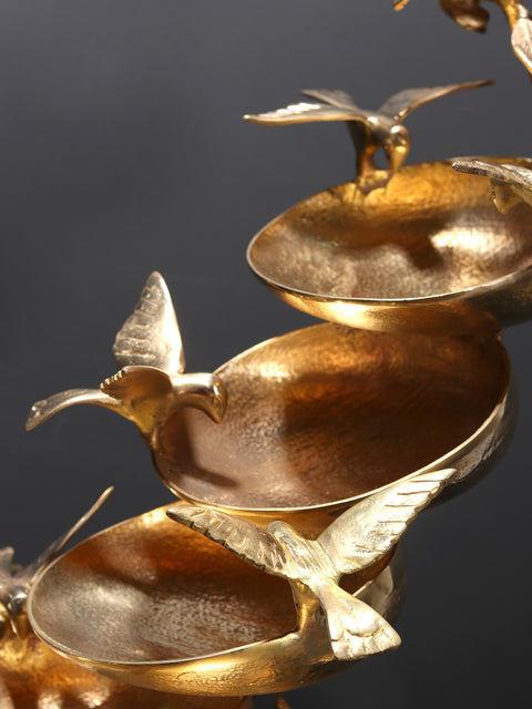18'' Seven Bowl Bird Bath | Home Decor