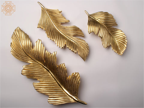 17'' Three Feather Of Birds Table Decor