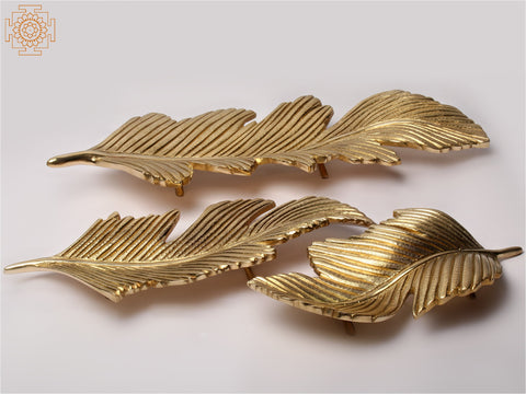 17'' Three Feather Of Birds Table Decor