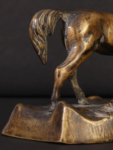 6" Horse in Brass | Decorative Showpiece