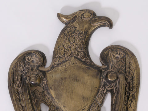 9" Eagle Vintage Door Knocker in Brass