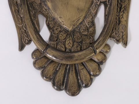 9" Eagle Vintage Door Knocker in Brass