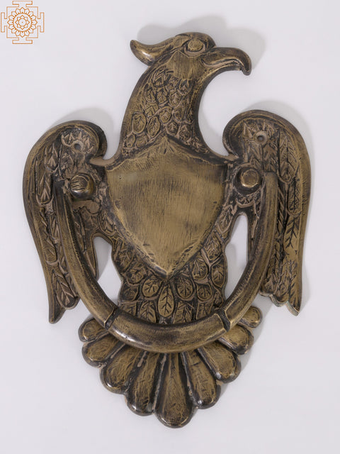 9" Eagle Vintage Door Knocker in Brass