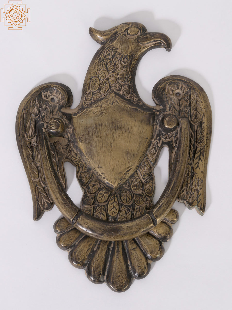 9" Brass Eagle Vintage Door Knocker Handmade