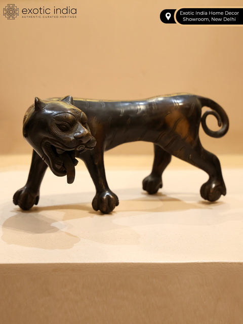 8" Bengal Tiger | Brass Statue