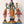 24" Colorful Standing Lord Vishnu Brass Statue with Garuda and Hanuman
