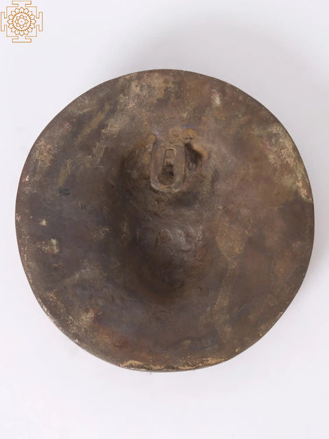 6" Brass Greek Gorgon Medusa Wall Hanging