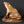 Heavy Brass Frog Figurine on Leaf