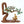 18" Lord Krishna Brass Statue Playing Flute Under The Tree