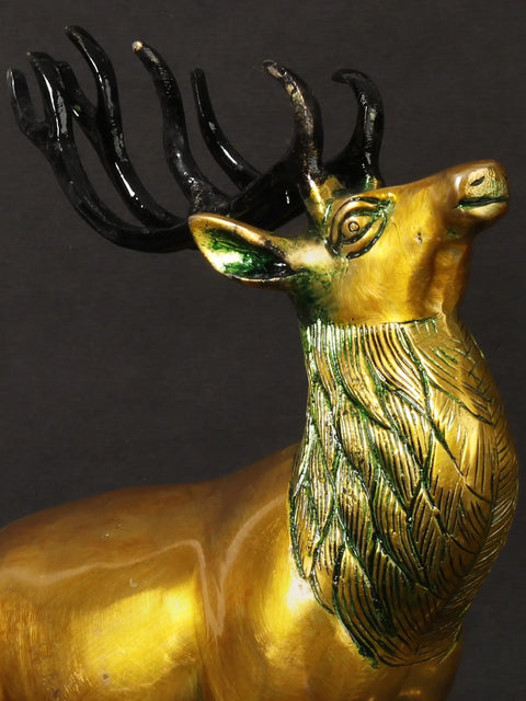9" Antilope Pair in Brass | Made in India