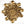 36" Large Wall Hanging Designer Guldaudi in Brass