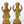 8" Brass Lord Vishnu with Goddess Lakshmi Statue
