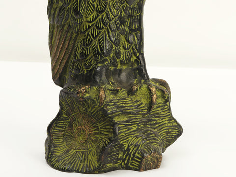 10" Brass Decorative Owl | Home Decor