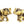 7" Brass Decorative Elephant Pair | Home Decor