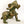 25" Crawling Baby Ganesha Idol in Brass