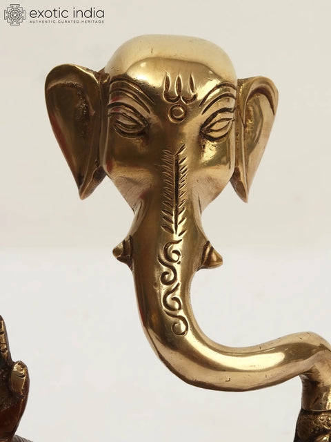 Brass Stylized Ganesha | Brass Statue