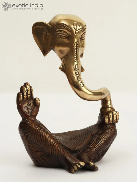 Brass Stylized Ganesha | Brass Statue