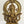 16" Brass Lord Ganesha Seated on Kirtimukha Throne