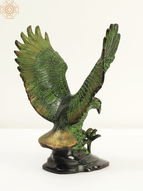 9" Brass Eagle Statue | Home Decor