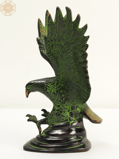 9" Brass Eagle Statue | Home Decor