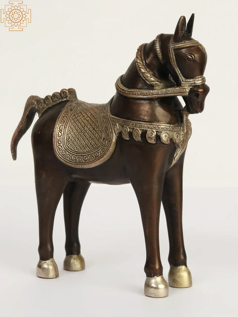 8" Brass Decorative Horse | Home Decor