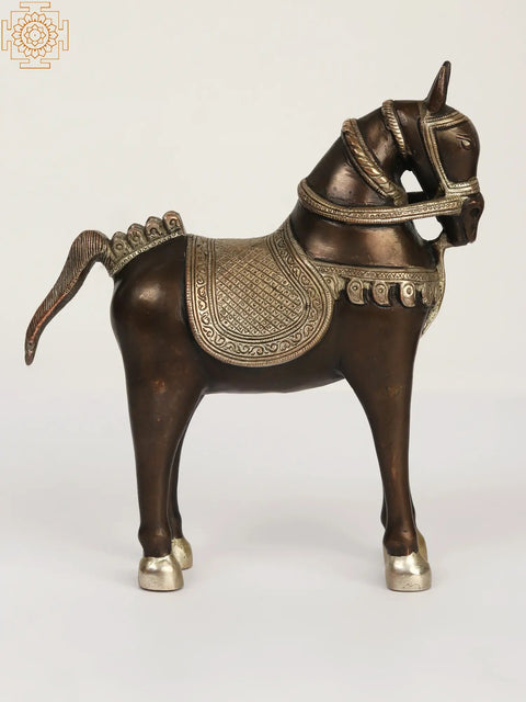 8" Brass Decorative Horse | Home Decor