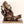 12" Lord Ganesha Brass Statue on Mushak Sawari
