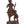 9" Brass Tribal Mother and Child