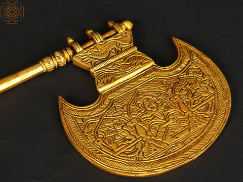 7" Brass Decorative Hand-Held Pankha