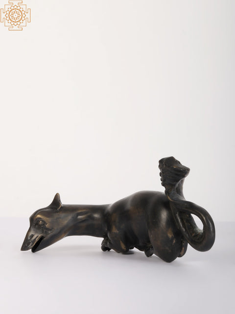 10" Dinosaur | Animal Figurine in Brass