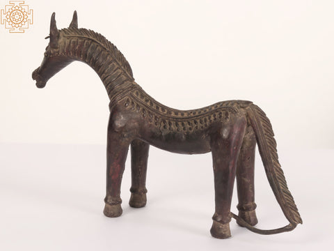 14" Stylized Tribal Horse | Decorative Showpiece | Home Decor