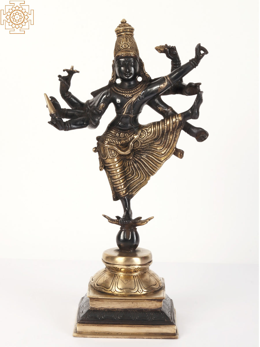 16" Lord Vamana Ulagalantha Perumal Brass Statue for Pooja