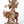 9" Brass Lord Krishna Idol Playing Flute with Cow