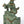 7" Brass Krishna Idol Playing Flute Seated on Pedestal