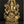 12" Sitting Chaturbhuja Lord Ganesha Brass Sculpture