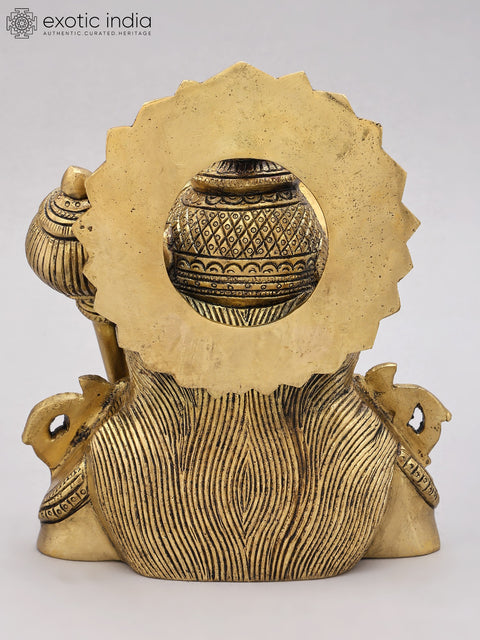 8" Lord Hanuman Bust | Brass Statue