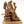 6" Brass Lord Ganesha Idol Loving to Shivling