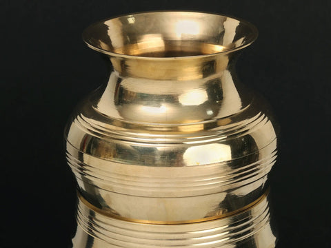 15" Abhisheka Assembly for Shivalinga in Brass