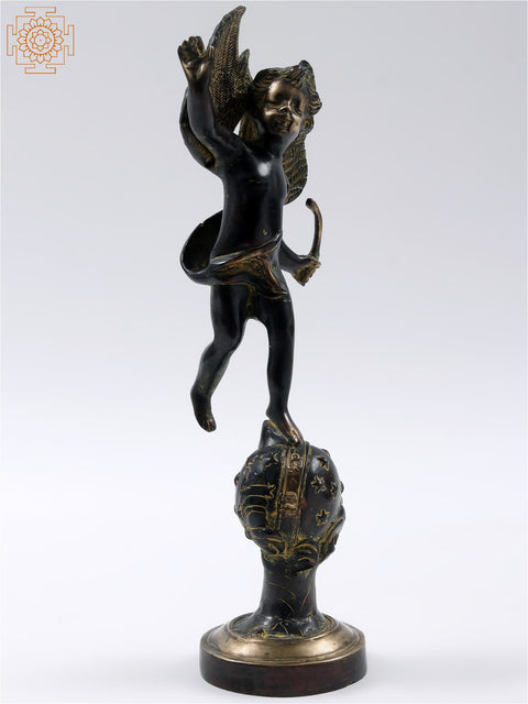 17" Winged Cherub Putto Statue | Home Decor