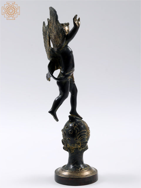 17" Winged Cherub Putto Statue | Home Decor